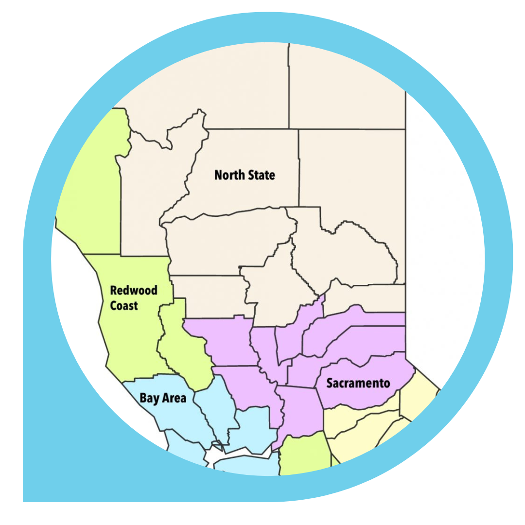 Map of Northern California