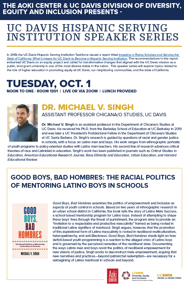 Aoki Center and DEI HSI Speaker Series & 2024 Latinx Heritage Month