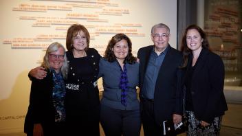 (L-R) Linda Bisson, Mary Lou de Leon Siantz, Raquel Aldana, Raymond L. Rodriguez, Denneal Jamison-McClung