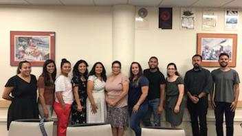 LSFA members with Dr. Lina Mendez