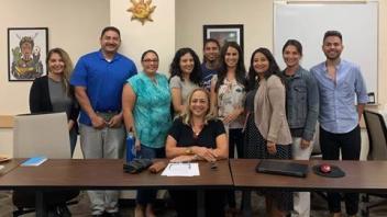 LSFA members with  Ramona Hernandez 