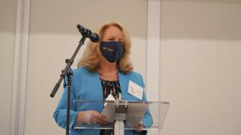 mary croughan delivering remarks