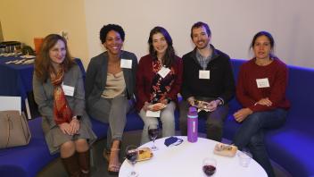 Left to right: Angela haczu, theanne Griffith, Fernanda valdovinos, James Letts, Maria Maldonado