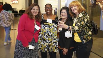 raquel aldana, kimberly nettles barcelon, rosa deniz, mary lou de saintz