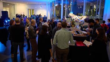 post ceremony reception at manetti Shrem