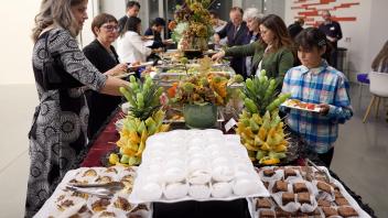 Reception guests