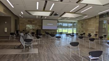 interior meeting space of international house