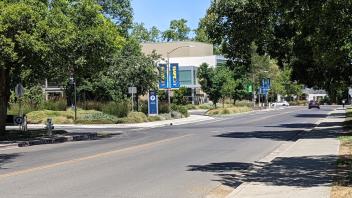 street in front of international house