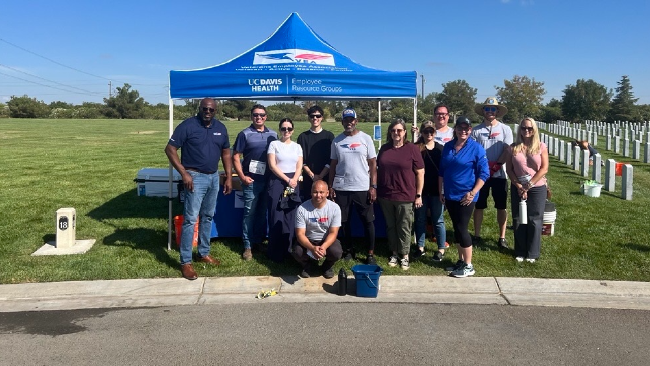 Group of UC Davis Health VEA Volunteers