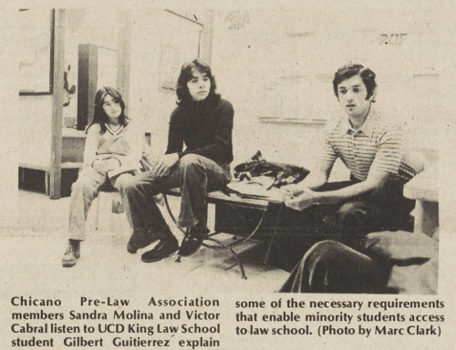 Picture of students who formed the student pre-law association