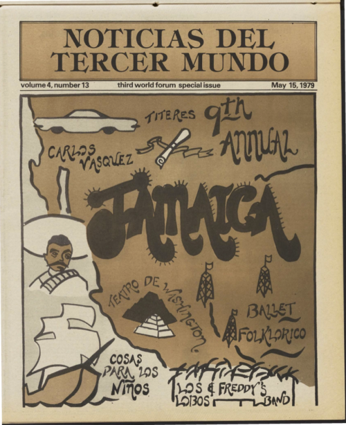 page from third world forum newspaper
