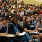 students in lecture hall
