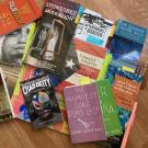 pile of books