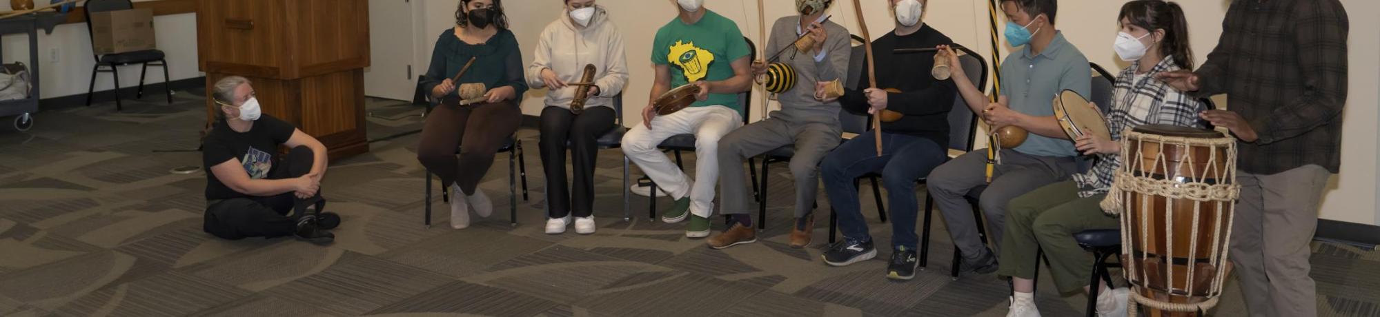 Juan Diego's Capoeira group performance